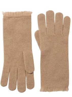 Amicale Cashmere NWT CASHMERE GLOVES WITH FRINGE